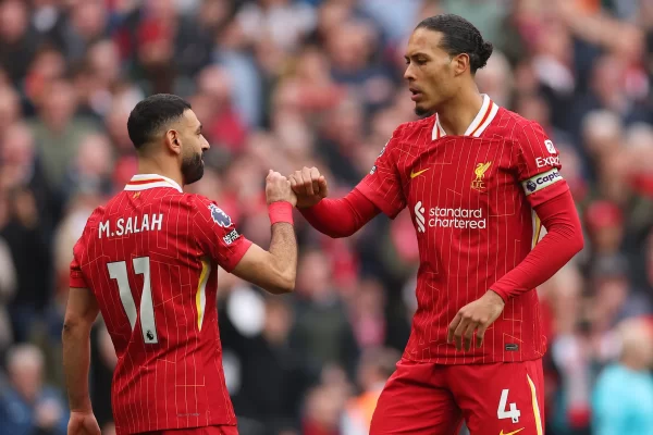 The comments prompted a laugh from Van Dijk, who was stood beside him as he spoke. Liverpool started this season with three of the squad's most important players – Salah, Van Dijk and Trent Alexander-Arnold – entering the final year of their respective contracts. But it very much looks as though only Alexander-Arnold will actually walk through the open door. The right-back is at a very different stage of his career to Salah and Van Dijk, either of whom could feasibly retire once they reach the end of these next deals in 2027. Alexander-Arnold, widely expected to join Real Madrid on a free transfer, is only 26 and eyeing a new challenge to further his own personal ambitions while still having his peak years ahead of him.